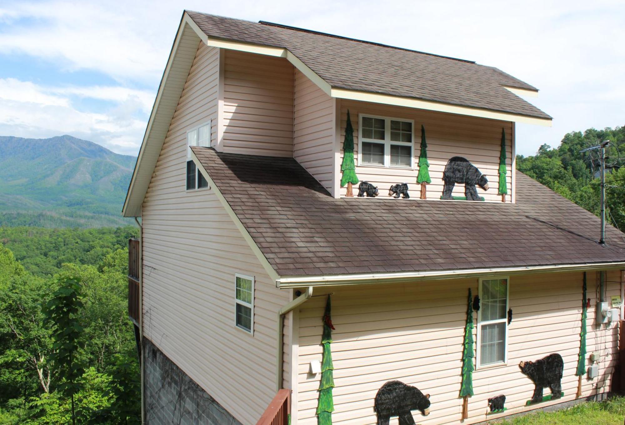 Heavenly View - Bear Themed Cabin, Hottub, Dog-Friendly, Near Gatlinburg Exterior foto